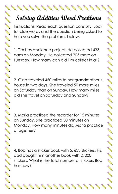 Image result for Addition Problem Solving Vocab