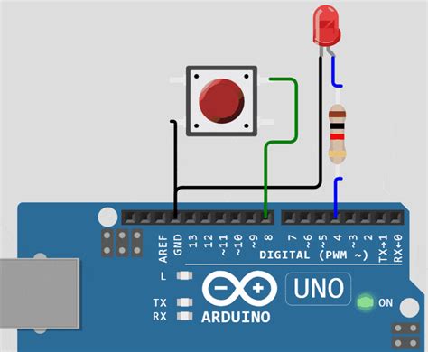 How to Use Button in Arduino に対する画像結果