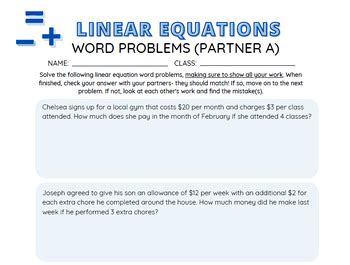 Image result for Linear Combination Word Problems