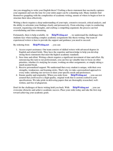 Image result for English Essay Thesis Statement Example