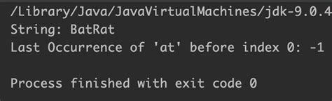 Image result for lastIndexOf Method in Java