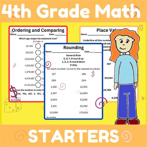 Image result for 4th Grade Math Worksheet Packet