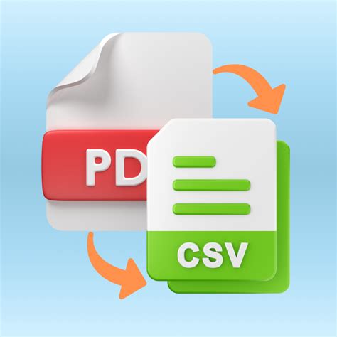 Image result for PDF to CSV Conversion