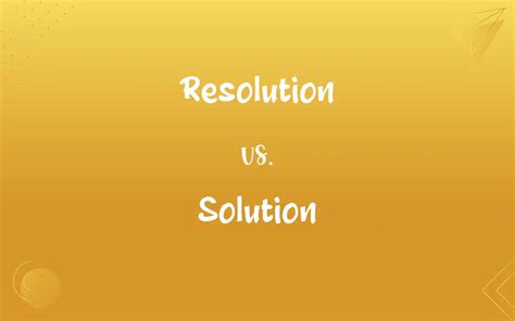 Afbeeldingsresultaten voor Resolution Solution