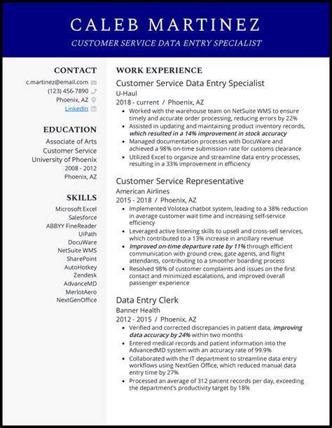 Image result for Data Entry Resume Communication Examples