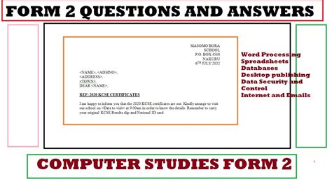 Image result for Computer Studies Questions and Answers