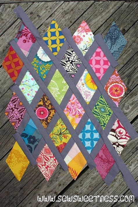 Image result for Diamond Patch Quilt Pattern