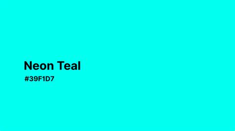 Image result for Neon Teal Color Code