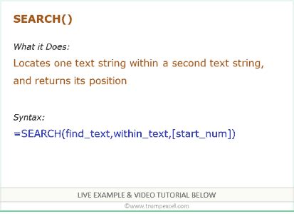 Image result for What Is the Search Function in Excel