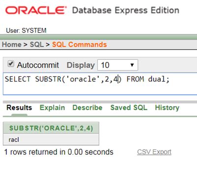 Image result for Oracle SQL Substring