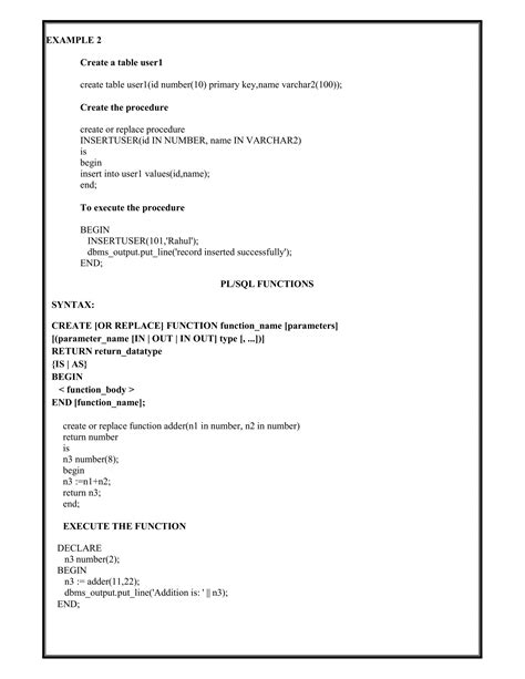 Toradh íomhá ar PL/SQL Return DBMS
