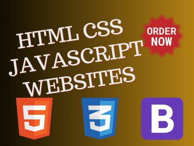 Image result for HTML CSS JavaScript Bootstrap