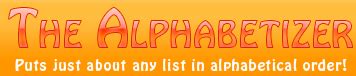 Image result for Alphabetizer