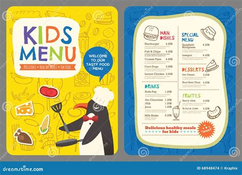 Image result for Restaurant Menu Cartoon
