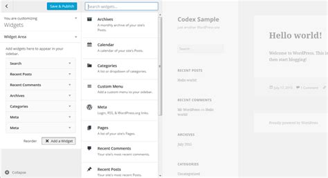 Image result for WordPress Widgets