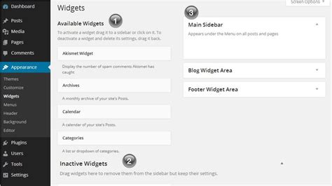 Image result for WordPress Widgets