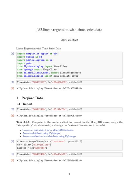 Time Series Linear Regression に対する画像結果
