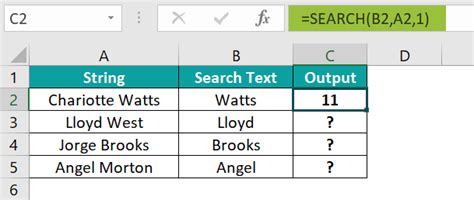 Image result for Search Function in Excel Columns