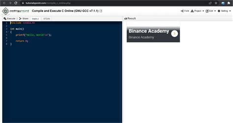 Image result for C Compiler Onlin