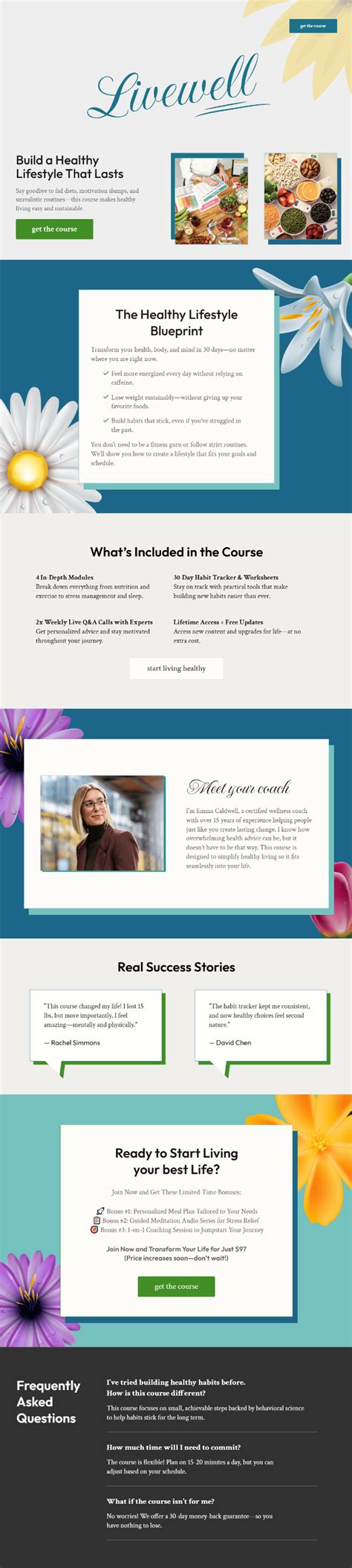 Image result for Landing Page Examples Msrt