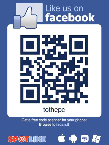 Afbeeldingsresultaten voor Facebook QR Code Poster