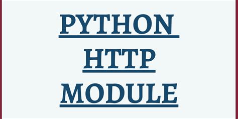 Image result for python http