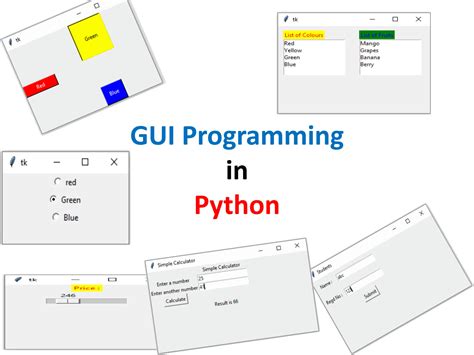 Image result for What Is Python GUI