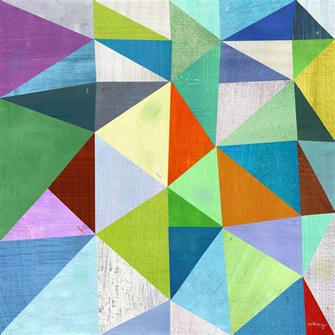 I Heart Triangles Print | Triangle art, Geometric art, Abstract