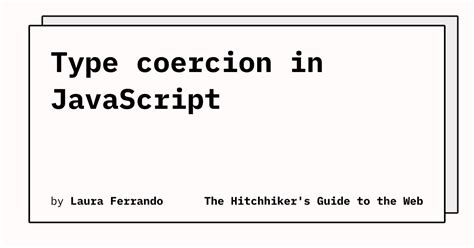 Image result for JavaScript Coercion