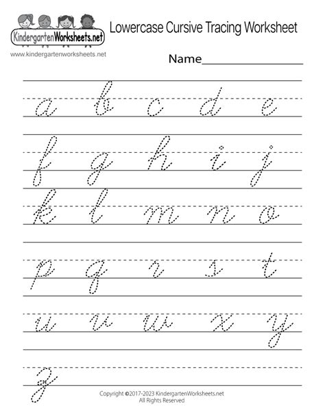 Image result for ABC Cursive Practice Worksheets