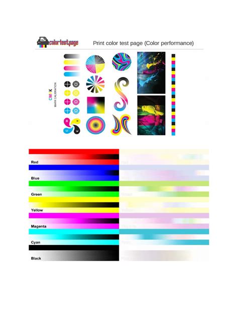 Image result for Printer Test Page Pattern