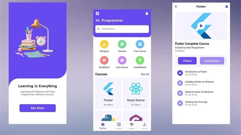 Image result for Flutter UI Refrence