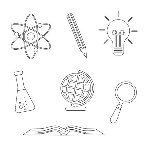 Symbol of Science Line Drawing に対する画像結果