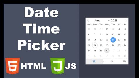 Toradh íomhá ar Date PICKER HTML