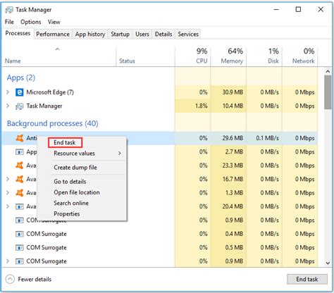 Image result for Task Manager Background Processes