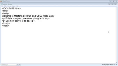 Image result for Simple Paragraph HTML in Visual Studio Code