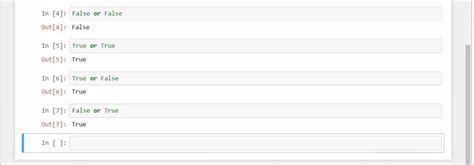 Toradh íomhá ar Name and Syntax for Boolean Operators Python