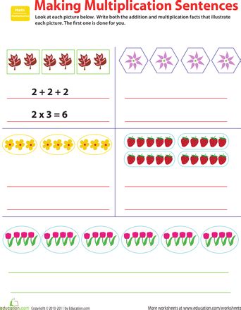 Multiplication Sentence. Example に対する画像結果