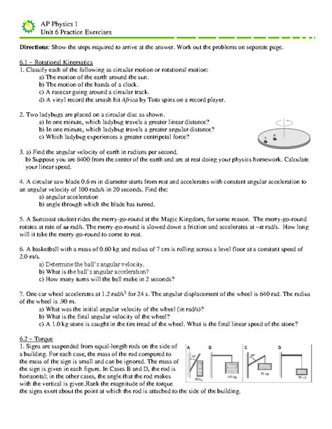 Image result for AP Physics 1 Unit 1 Practice Problems Printable