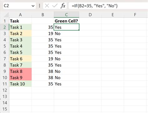 Image result for Excel Cell Color Formula