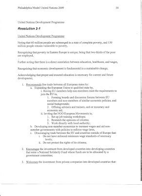 Model UN Example Resolution Fro the Right to Protest に対する画像結果