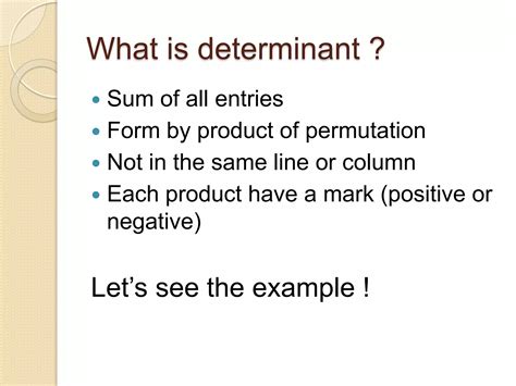 Image result for Determinant Example