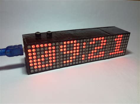 Afbeeldingsresultaten voor Raspberry Pi Zero Matrix Clock