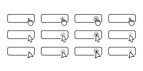 Image result for Click Button Black and White