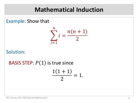 Image result for Discrete Mathematics Induction Examples