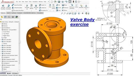 Image result for SolidWorks Part Drawing Example