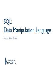 Image result for SQL Data Manipulation Language