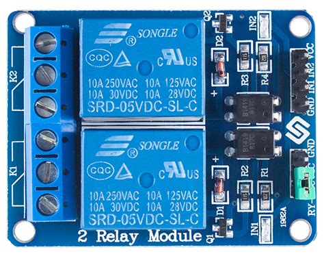 2 Channel Relay Module Common Pin に対する画像結果