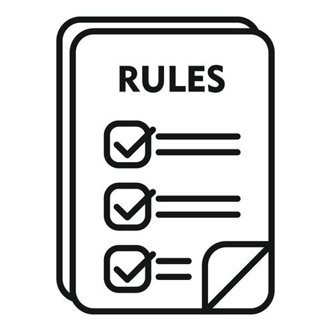 Image result for Rules Icon