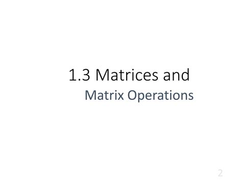 Image result for Linear Algebra Matrix Operations